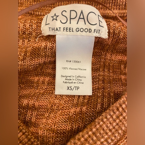 Women's Rust Knit Dress XS - Picture 4 of 4